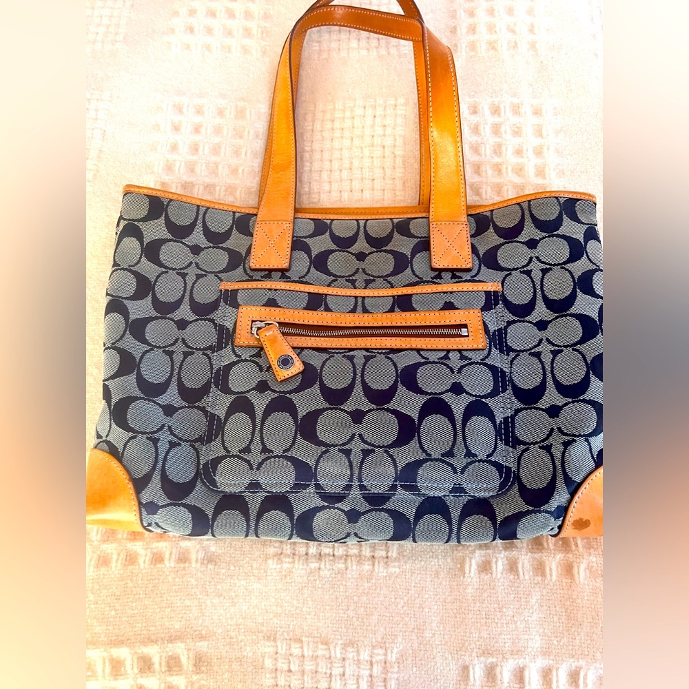 Coach Logo Tote Bag